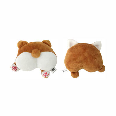 Corgi বাট আকৃতি কুকুর পোষা খেলনা নরম প্লাশ কুকুর Squeaky খেলনা 37g
