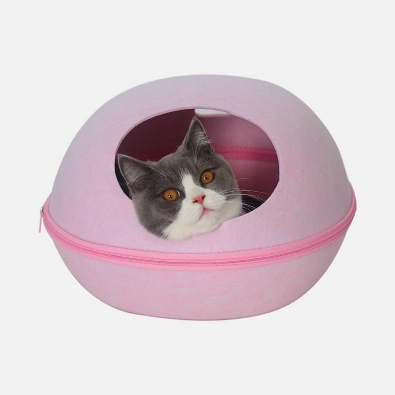 পরিবেশ বান্ধব Breathable Cute Detachable Egg Shape Dog Cat Cat Cave Cave বিছানা পোষা প্রাণীর সরবরাহের জন্য
