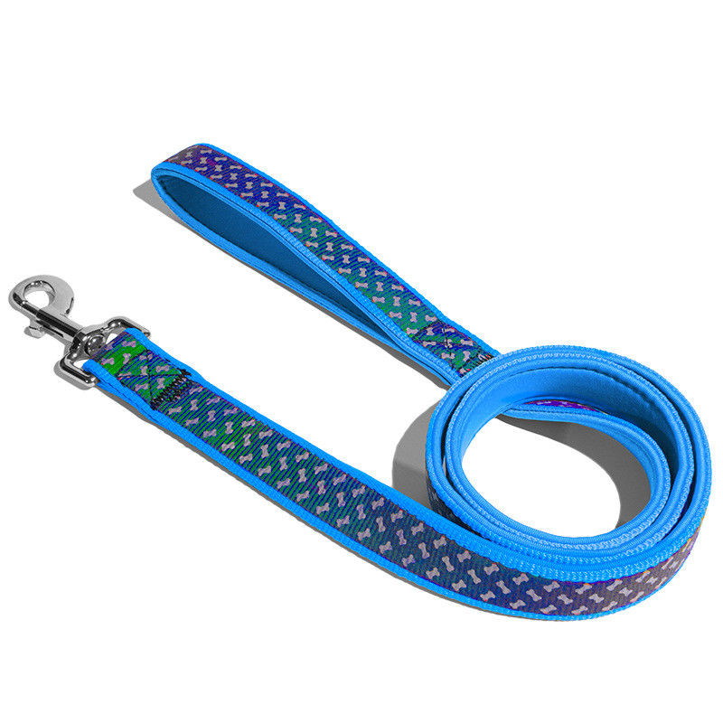 কুকুর লেশ পোষা কুকুর কলার নরম Neoprene পোষা প্রাণী আনুষাঙ্গিক প্রতিফলিত একচেটিয়া পোষা দড়ি জোতা লেশ সেট