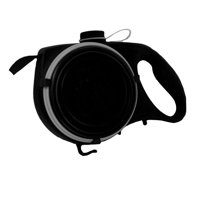 এন্টি টুইস্ট Collapsible Dog Leash Water Bottle ABS Plastic