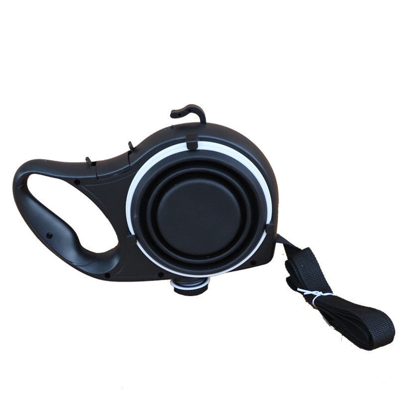 এন্টি টুইস্ট Collapsible Dog Leash Water Bottle ABS Plastic