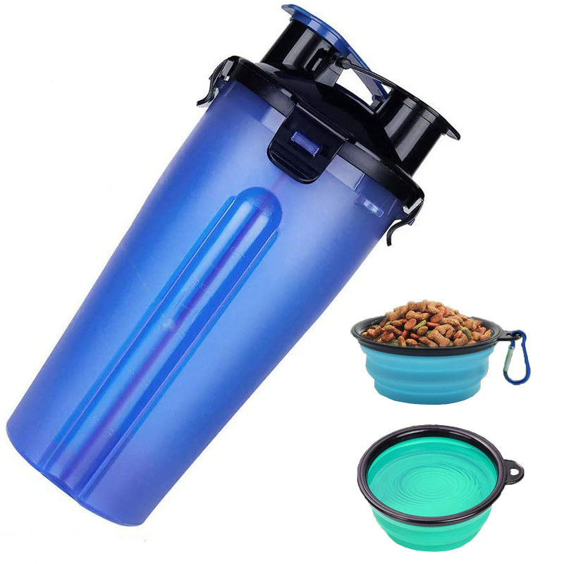 বহিরাগত ভ্রমণ 2 1 কুকুর জলের বোতল 12oz পোষা প্রাণী বহিরঙ্গন খাদ্য এবং জলের জন্য