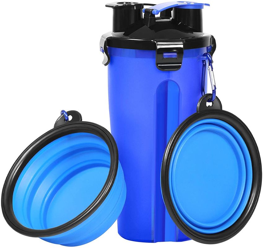 বহিরাগত ভ্রমণ 2 1 কুকুর জলের বোতল 12oz পোষা প্রাণী বহিরঙ্গন খাদ্য এবং জলের জন্য