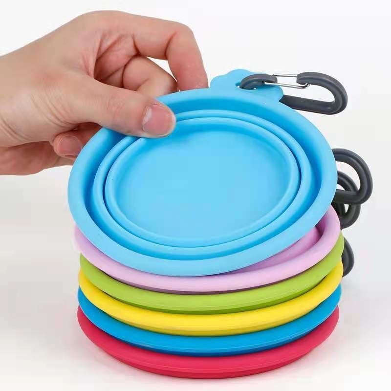 Hallupets Collapsible সিলিকন কুকুর জল বাটি বিড়াল খাদ্য জল কাস্টম কুকুর বাটি