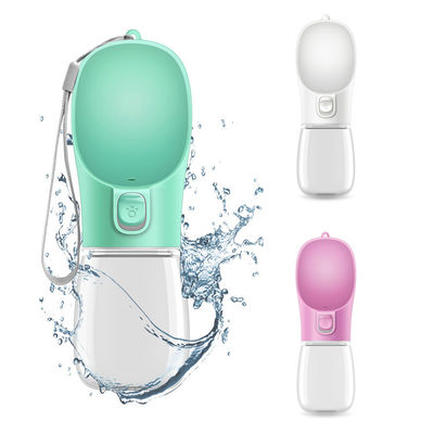 বাইরের BPA ফ্রি 350ML এর জন্য ট্রাভেল ড্রিঙ্ক ক্যারে কাপ লিক প্রুফ ডগ বাটি পানির বোতল